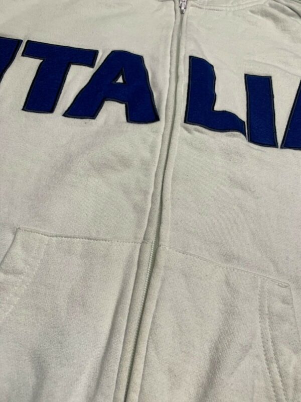 Le Felpe by Accessori & Co Blue White Italia Hoodie Mens Size XL Logo